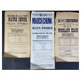 1901-03 Railroad Schedule Broadsides