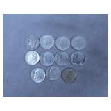 11pc 1949-1963 U.S. Silver Diames Lot