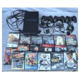 Sony PS2 Console, Controllers & Video Games