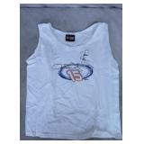 Michael Waltrip Signed Tank Top Shirt