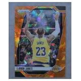 2024-25 Panini Prizm Orange Ice Prizm LeBron James