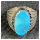 Sterling Silver Turquoise Ring