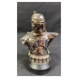 2003 Gentle Giant Star Wars Chrome Boba Fett Bust