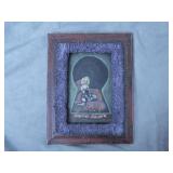 Artist Signed American Pinup Oil Painting on Board