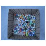 100pc Vintage Glass Marbles Lot