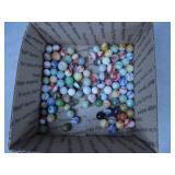 100pc Vintage Glass Marbles Lot