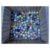 100pc Vintage Glass Marbles Lot