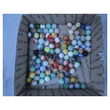 100pc Vintage Glass Marbles Lot