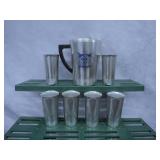 National League Aluminum Pitcher & Tumblers