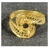 14KT Yellow Gold Filigree Ring
