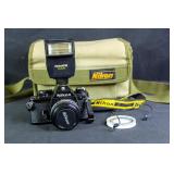 Nikon EM 35mm Film Camera W/Series E 50mm Lens