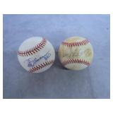 Rod Carew & Willie McCovey Signed Baseballs