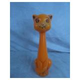 Vintage Blow Mold Halloween Cat Light & Bank