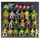 25pc Vintage TMNT Action Figures