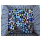 100pc Vintage Glass Marbles Lot
