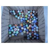 100pc Vintage Glass Marbles Lot
