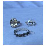 925 Silver Rings & Sterling Silver Earring
