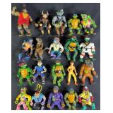 20pc Vintage TMNT Action Figures