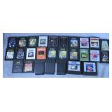 27pc Atari 2600 & 5200 Video Games Lot