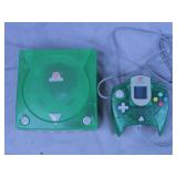 Sega Dreamcast Green Clear Console & Controller