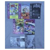 7pc Sega Game Gear Game Insrtuction Manuals