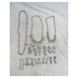 19pc Vintage Rhinestone Neckalces/Earrings Lot