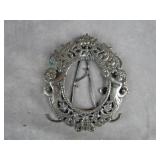 Antique Continental Silver 3 3/4" x 4 1/2" Frame