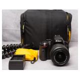 Nikon D5100 DSLR W/Nikkor 18-55mm Kit Lens