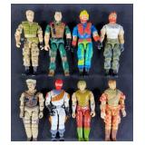 8pc G.I. Joe ARAH V1 Action Figures