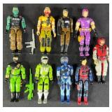 9pc G.I. Joe ARAH Action Figures