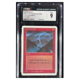 CGC 9 1993 MTG Unlimited Lightning Bolt