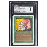 CGC 9 1993 MTG Unlimited Llanowar Elves