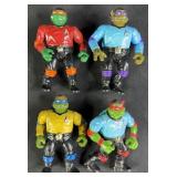 Vintage TMNT Star Trek Action Figures