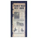 19th Century Frankï¿½s Wild West Show Poster