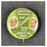 1909 Wright Brothers Home Celebration Pin