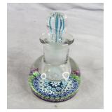 Perthshire Art Glass Paperweight Perfume Bottle