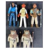 5pc 1980-83 Star Wars Complete Action Figures