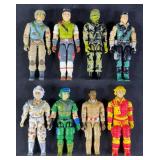 8pc G.I. Joe ARAH V1 Action Figures