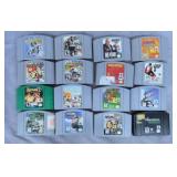 16pc Nintendo 64 Video Games Lot