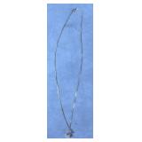 14k 16" Necklace w/Dice Charm-2 grams