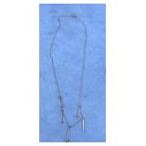 14k & Diamond Chip 16" Necklace-4 grams