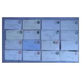 1890-1917 Assorted Kansas Town Cancelled Envelopes