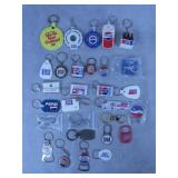 29pc Pepsi Cola Advertising Key Chains Lot