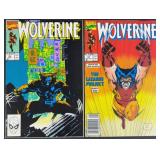 Wolverine #24 & 27 1990 Marvel Comic Books
