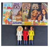1977 Charlieï¿½s Angles Dolls w/ Magazines