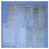 10pc 1899-1912 Philadelphia Theatre Program Lot