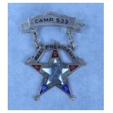 1914 P.O.S. of A. Camp 533 Past President Pin