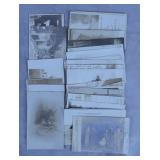 30pc Antique Real Photo US Postcards Lot