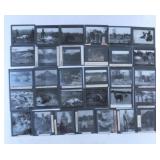 31pc African Safari Magic Lantern Glass Slides Lot