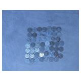 51pc Steel Wheat Pennies Lot